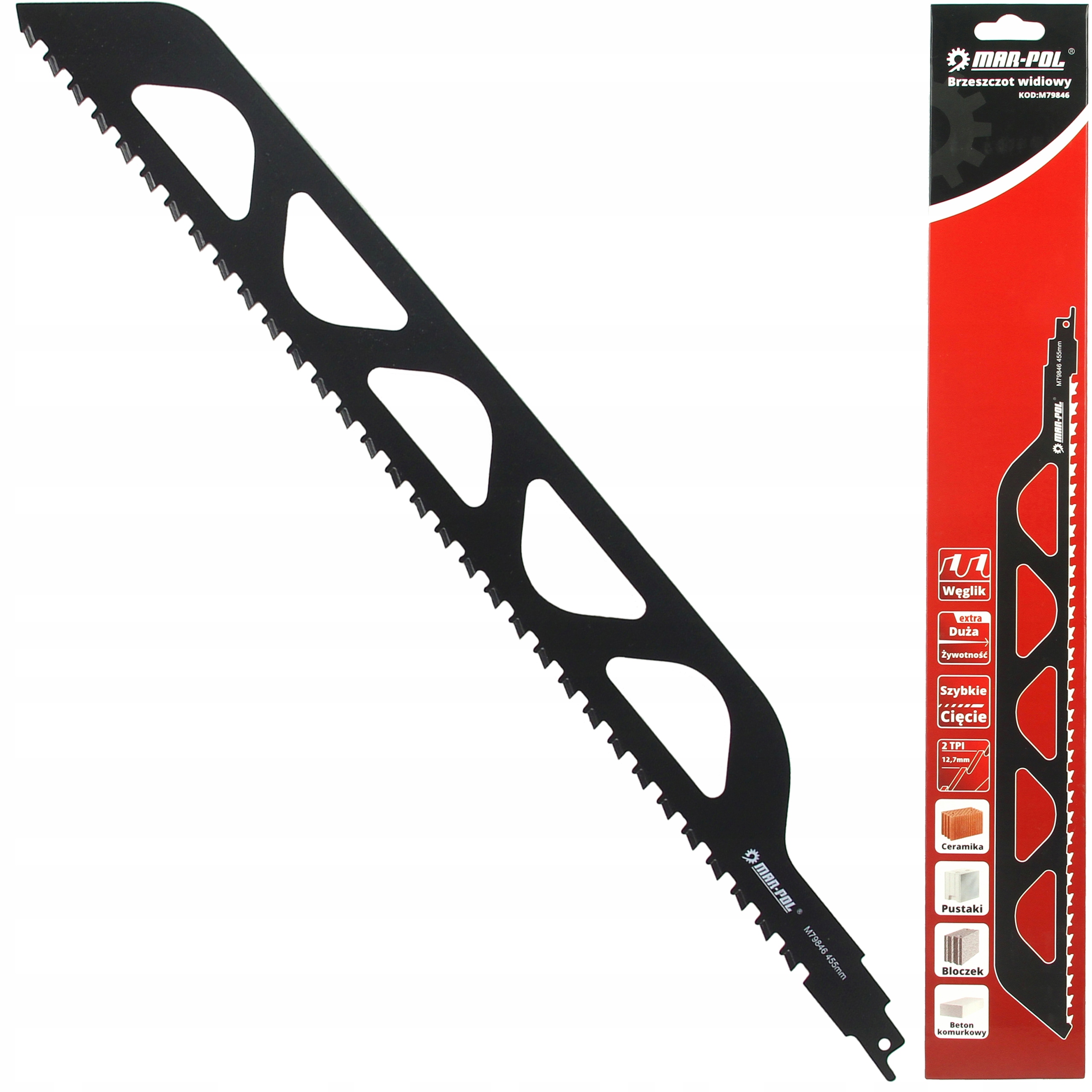 

Brzeszczot do Gazobetonu Ytong Suporex 455 mm