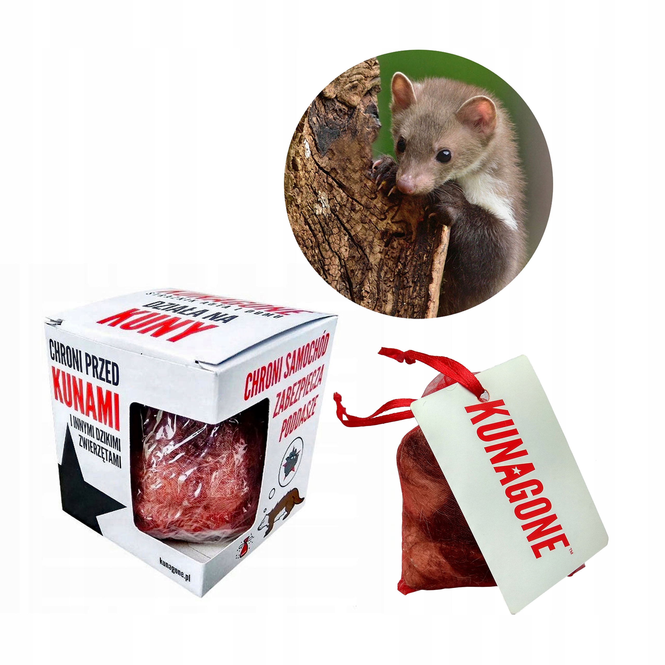 Odstraszacz Przeciwko KUNOM Do Samochodu DOMU KUNAGONE Kuna-Gone 6-pak EAN (GTIN) 5902768819601