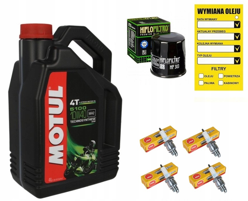 HONDA CBR 600 f2 f3 pc31 OLEJ MOTUL FILTR ŚWIECE