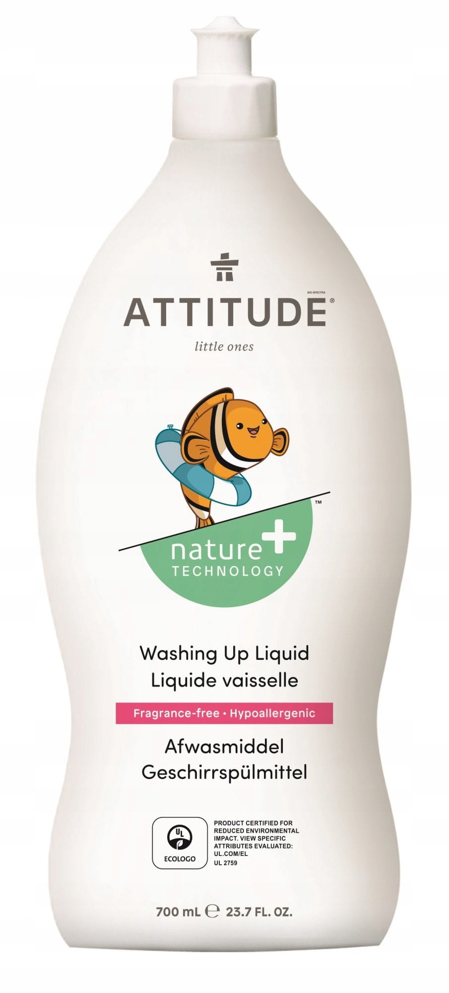 

Attitude, Płyn do mycia butelek bezzapachowy 700ml