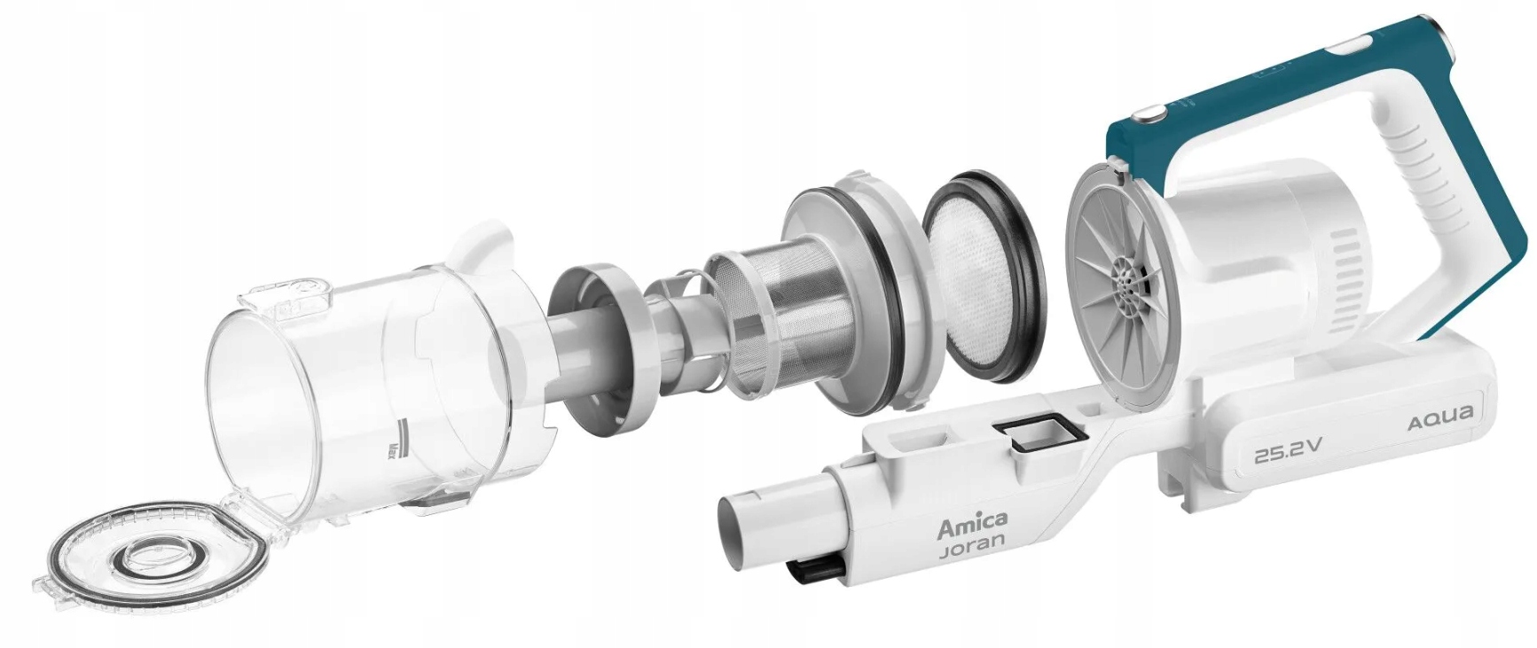 ODKURZACZ PIONOWY VM 9003 AQUA MOPOWANIE 2W1 AMICA Zasilanie akumulatorowe