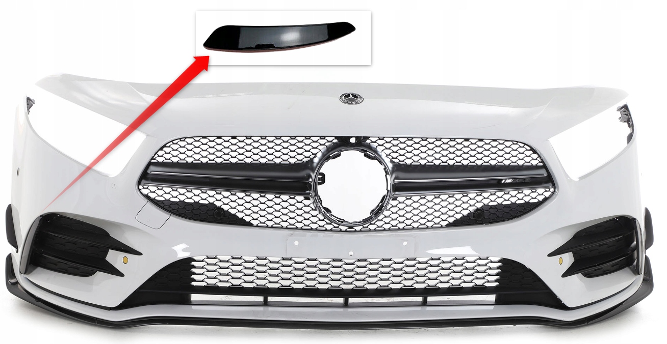 Lišta Nárazníku Mercedes Třídy W177 Pravá Amg