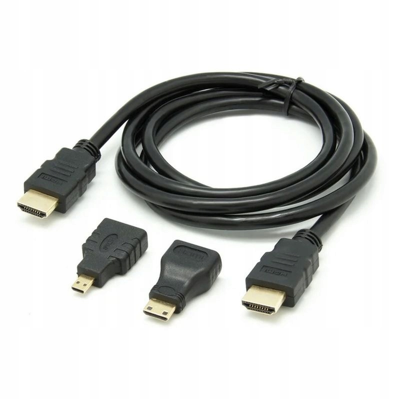 

3w1 Adaptery Micro i Mini Kabel Hdmi Hdmi 1,5M
