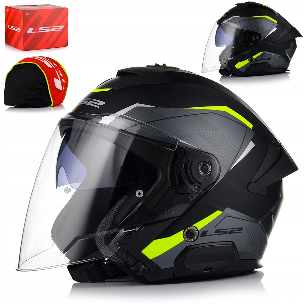 Otvorená Motocyklová Prilba LS2 OF618 Verso II Ľahký Skúter Chopper Blenda