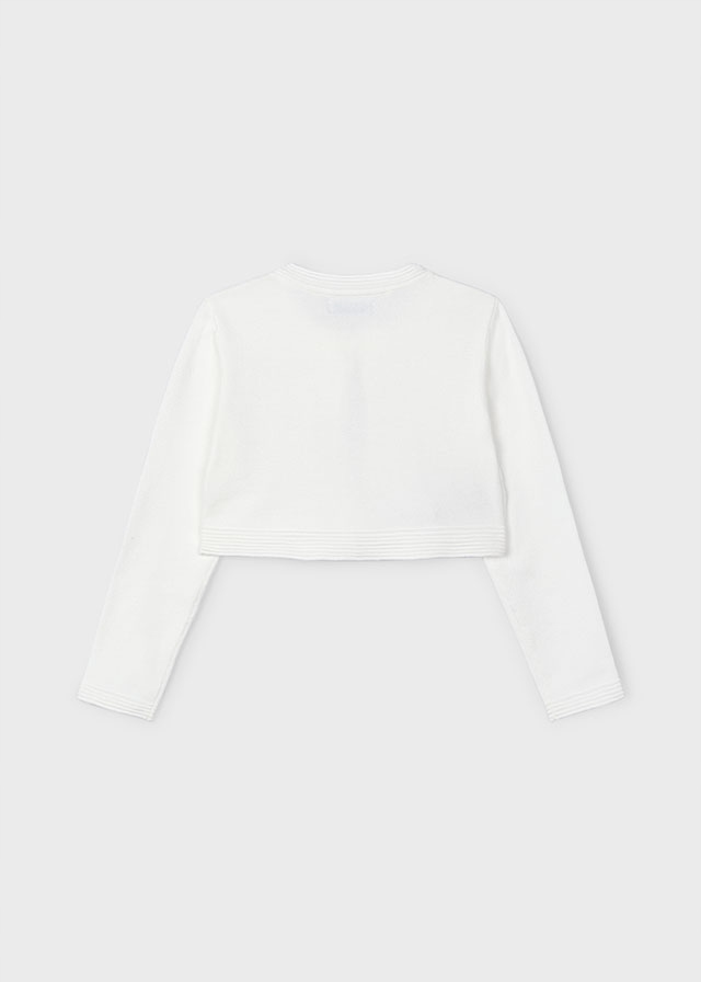 Mayoral Sweter Trykot Kokarda 321 Ecru 128 EAN (GTIN) 8445865140232