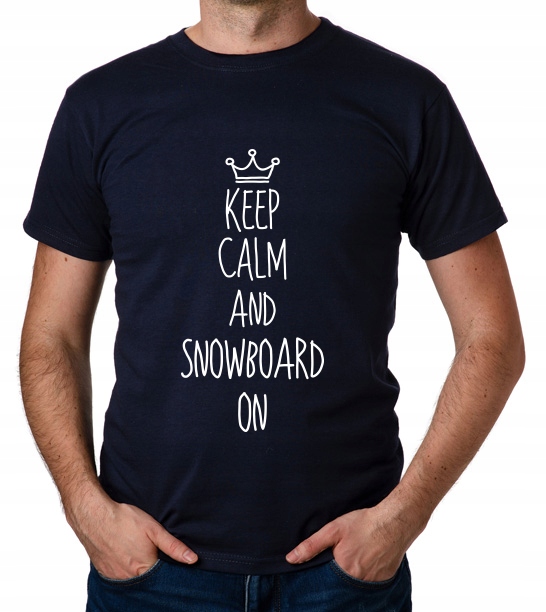 

koszulka Keep Calm And Snowboard On prezent