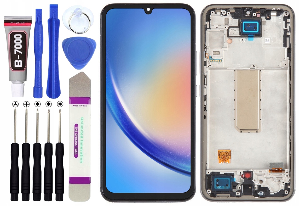 Oled displej pro Samsung Galaxy A34 5G A346 LCD displej Rámeček