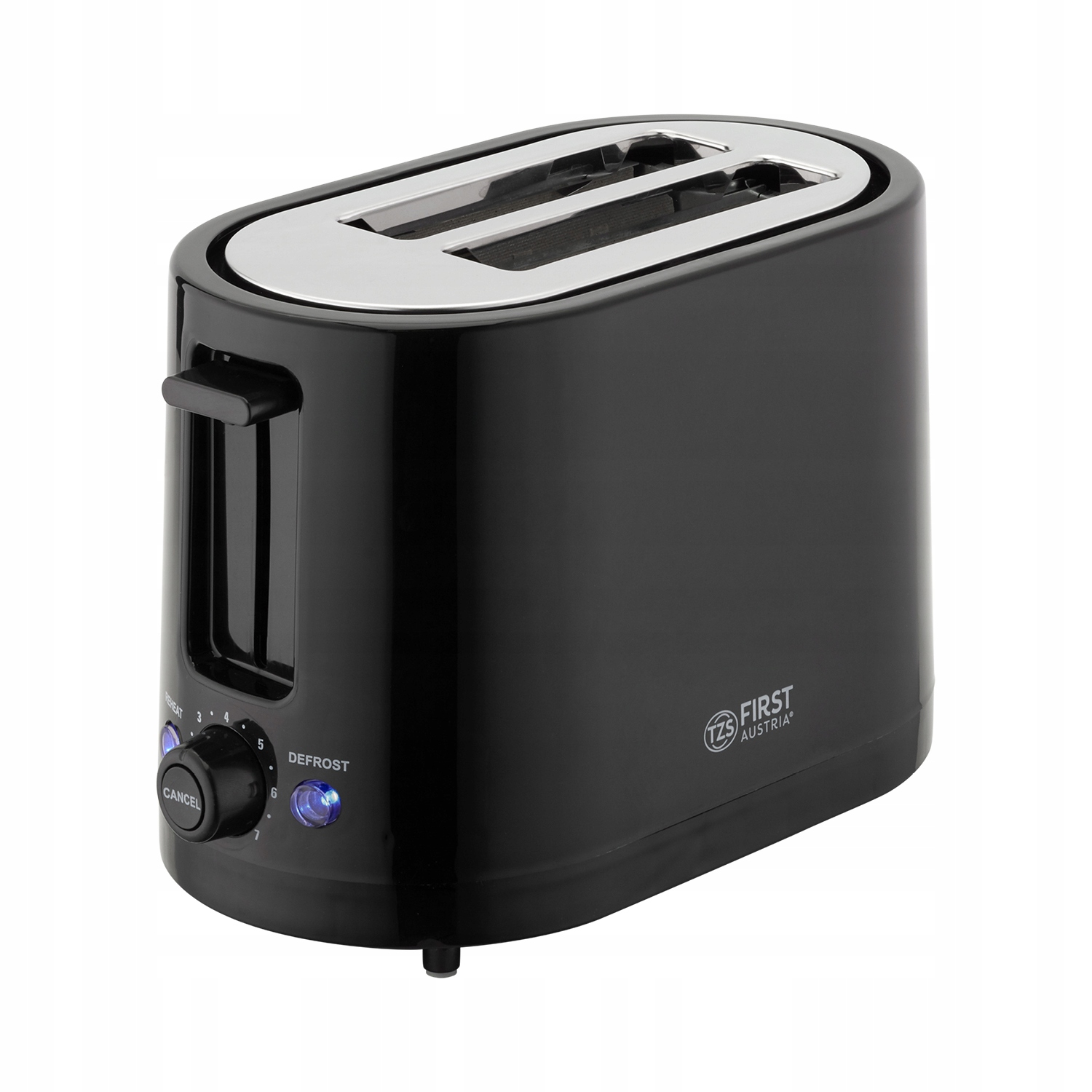 Toster Opiekacz Kompaktowy Tzs First Austria Na 2 Tosty 750W Czarny