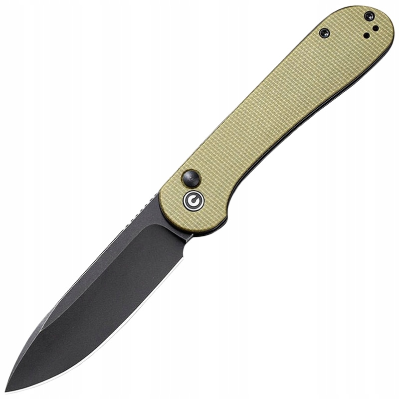 Nůž s klipem Edc Civivi Elementum Button Lock Micarta Olive