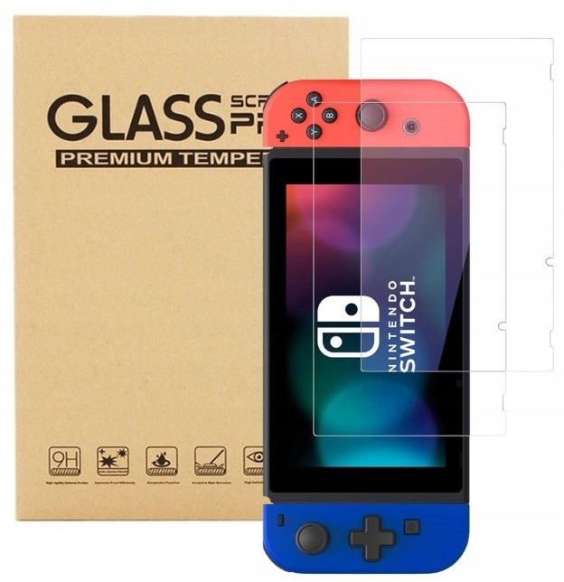 2-PAK SZKŁO OCHRONNE HARTOWANE 9H DO NINTENDO SWITCH 2, SZYBKA NA EKRAN