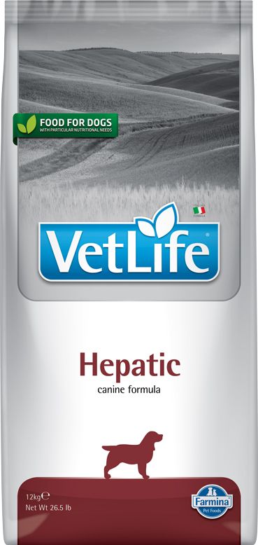 Sucha karma VetLife Farmina Hepatic 12 kg