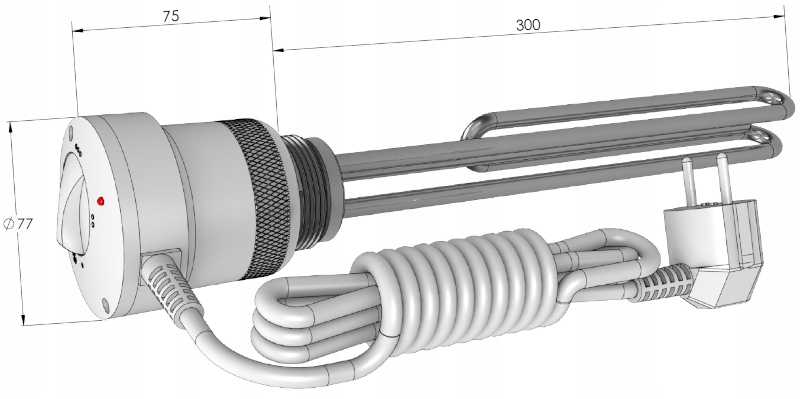 Grzałka do bojlera ELEKTROMET EJK Mini 6/4 2000W Kod producenta 607-20-230