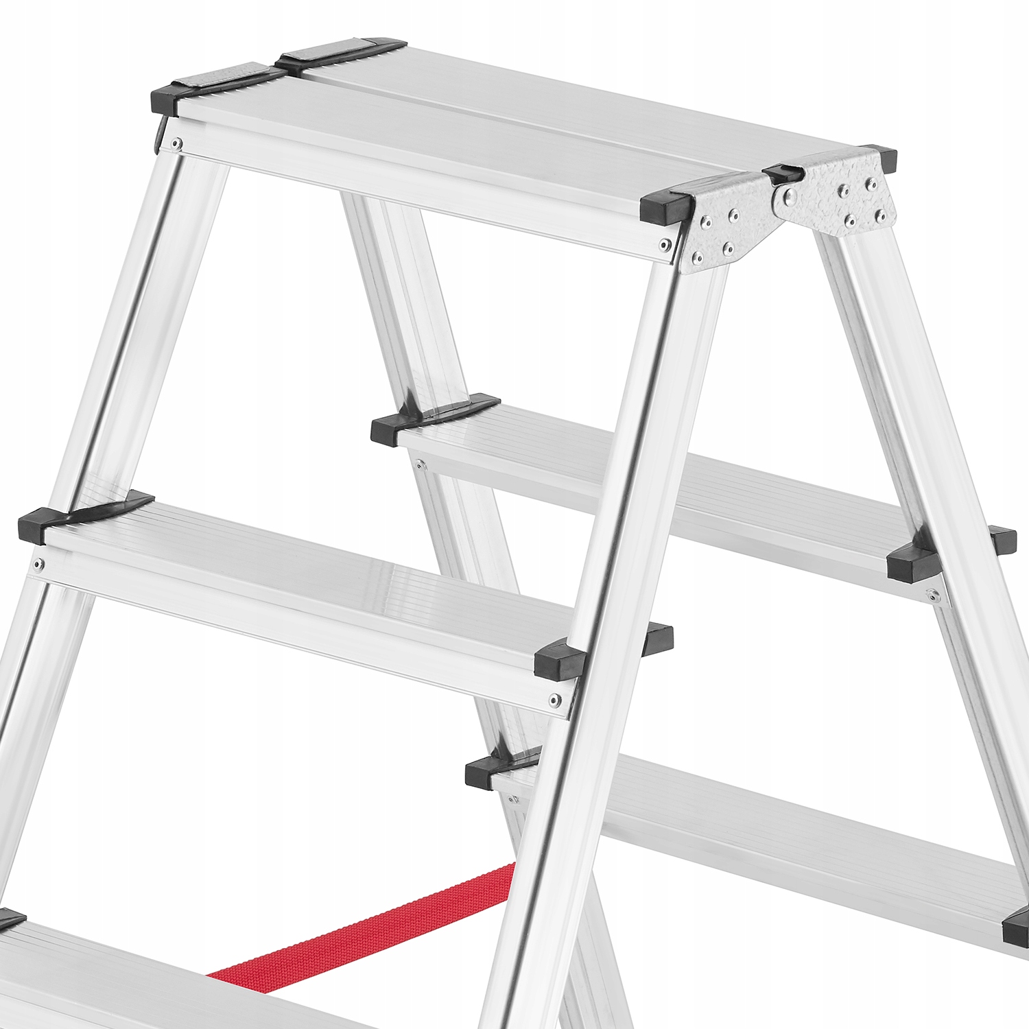 Drabina domowa aluminiowa dwustronna schodki składane HIGHER 2x6 125kg — 11