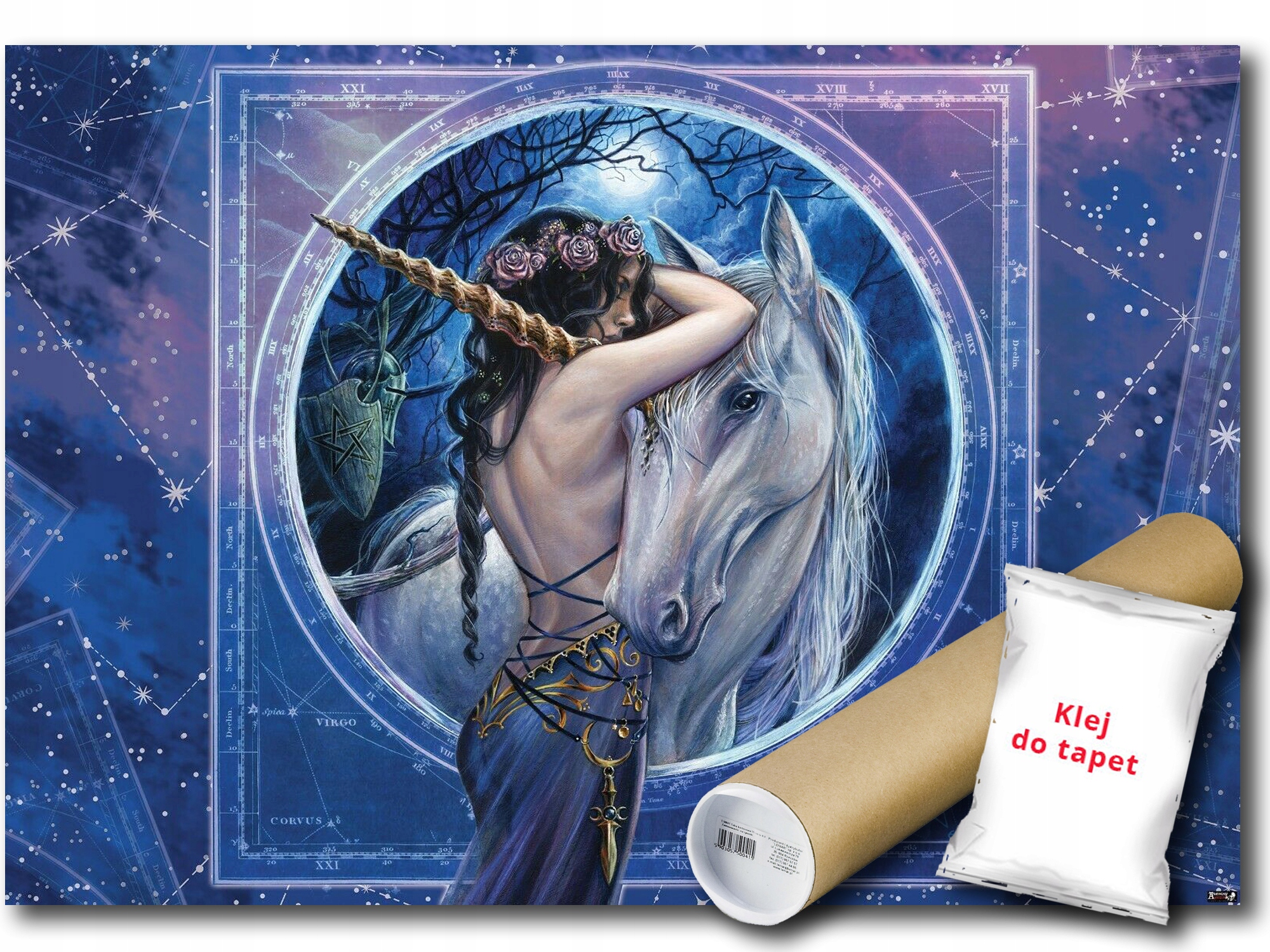 Vinylová Fototapeta Alchemy Jednorožec 208x146