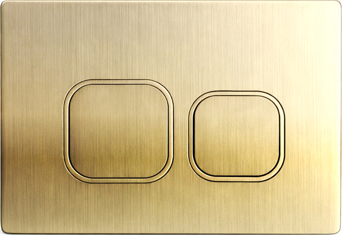 Splachovacie tlačidlo Claro 7 zlaté pre Wc rošt Geberit Duofix Delta UP100