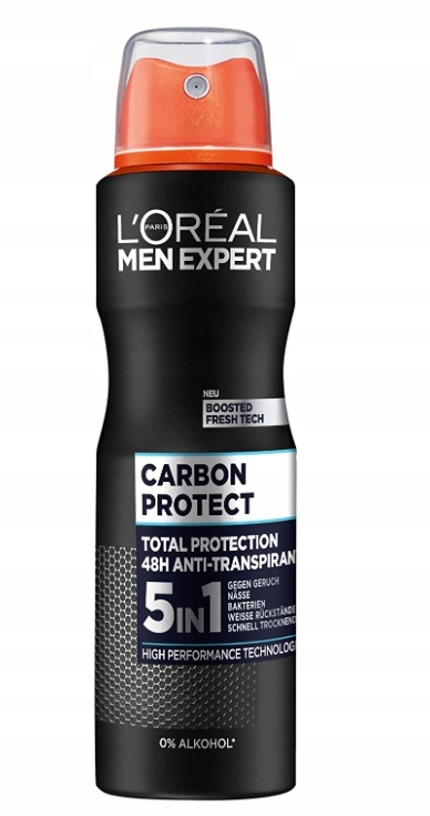 

L’Oreal, Carbon Ice 5in1 Dezodorant, 150 ml