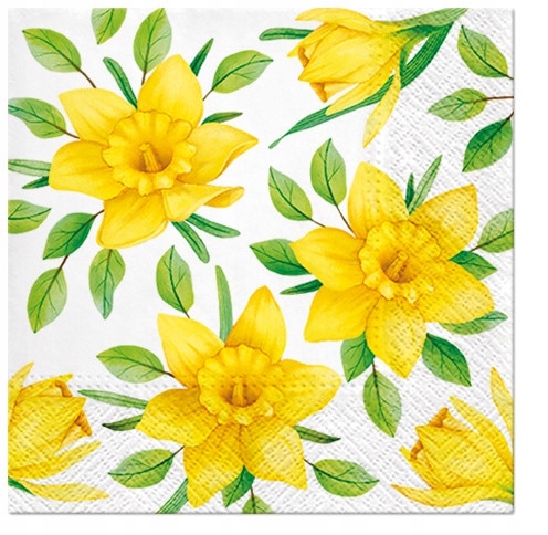 

Serwetki ozdobne Paw Daffodils in Bloom, 20 szt.