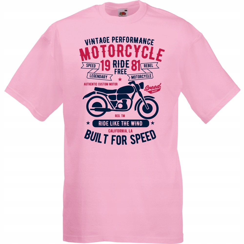 

Koszulka motocykl motor motocyklista kask XL różow