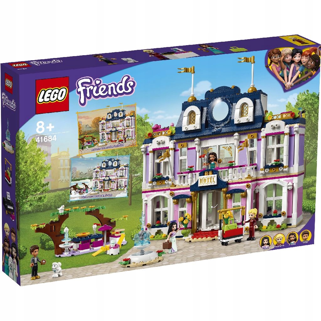 

Lego 41684 Friends Wielki Hotel W Mieście Heartlak