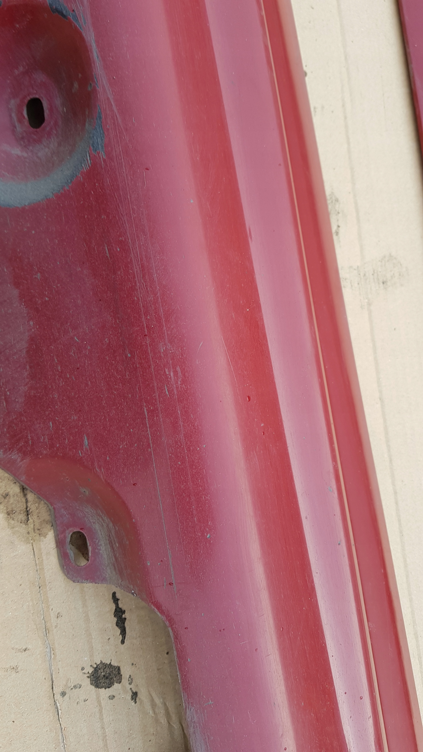BMW E46 moulding threshold cover KOMBI ZIEGELROT