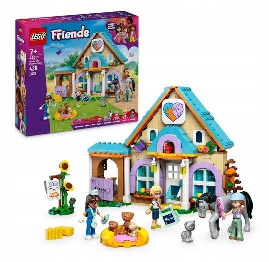 Lego(r) Friends 42651 Kůň A Léčebna Pro Zvířata