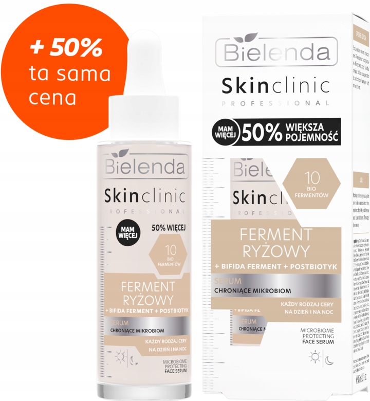 Bielenda Skin Clinic Professional Sérum Na Obličej S Rýžovým Fermentem 45 ML