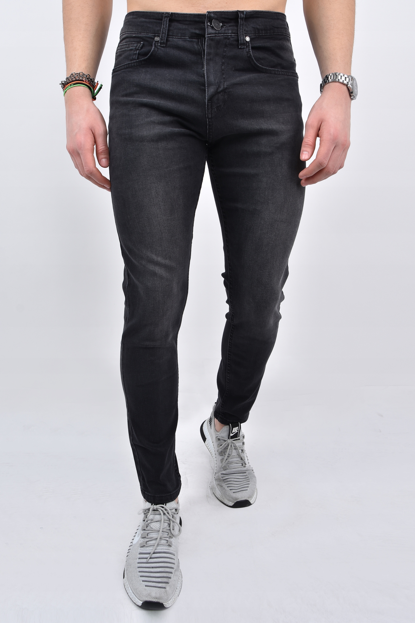 Мужские джинсовые брюки Black PSLM33 FOTE_XL