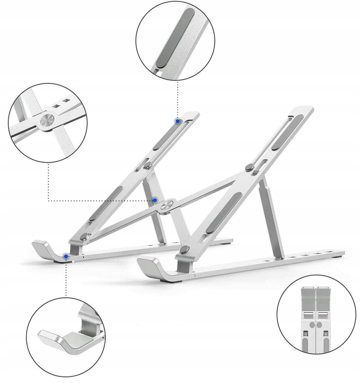 PODSTAWKA STOJAK POD LAPTOP TABLET SKŁADANY ALU 1 Kod producenta SKŁADANY STOJAK POD LAPTOPA