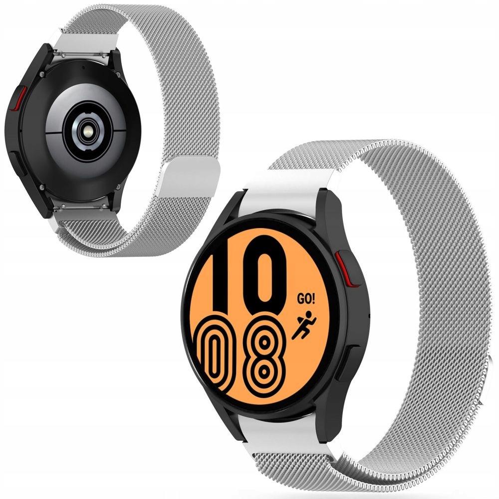 

Pasek Siatka Milanese do Galaxy Watch 4, Srebrny
