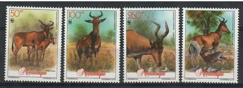 Mozambik 1991 Mi 1231-1234 Czyste **