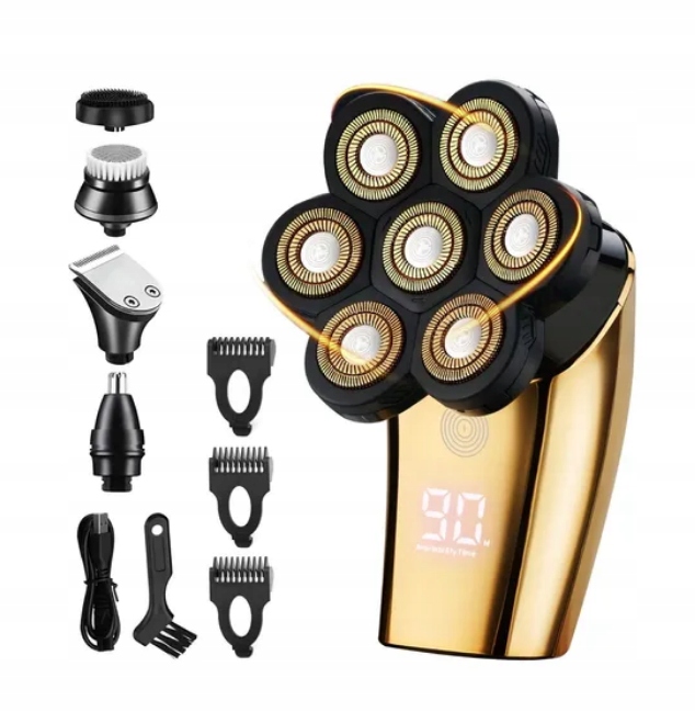 МАШИНКА ДЛЯ СТРИЖКИ ТРИМЕР ДЛЯ ГОЛІННЯ ВОЛОССЯ БОРОДИ