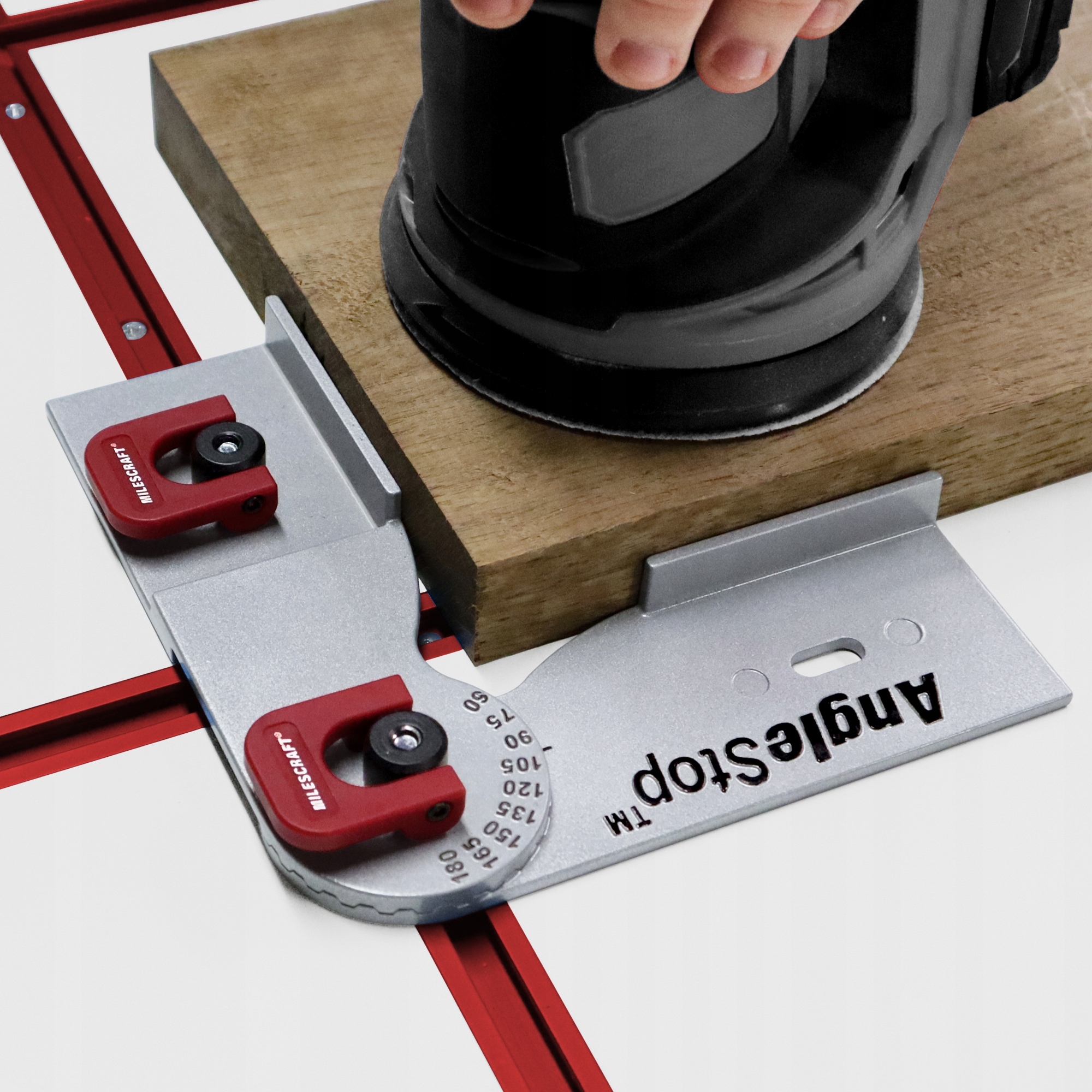 AngleStop KĄTOWY OGRANICZNIK DO SZYNY T-TRACK MILESCRAFT NOWOŚĆ Seria 4033