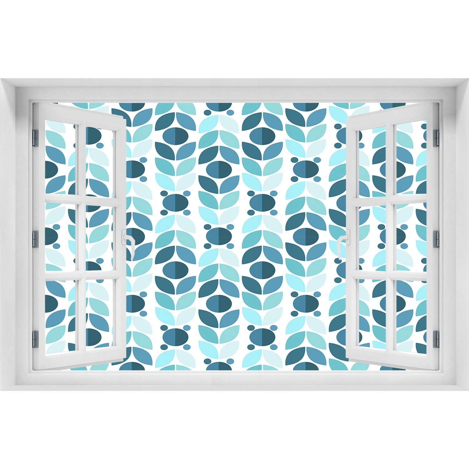 

3D Okno Naklejka ścienna Geometryczne tło 150x100