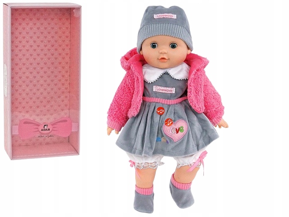 

Lalka 40cm Bobas. Mówi Śpiewa zamyka oczy