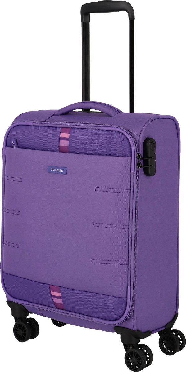 Walizka kabinowa Travelite Rügen 55 cm fioletowa