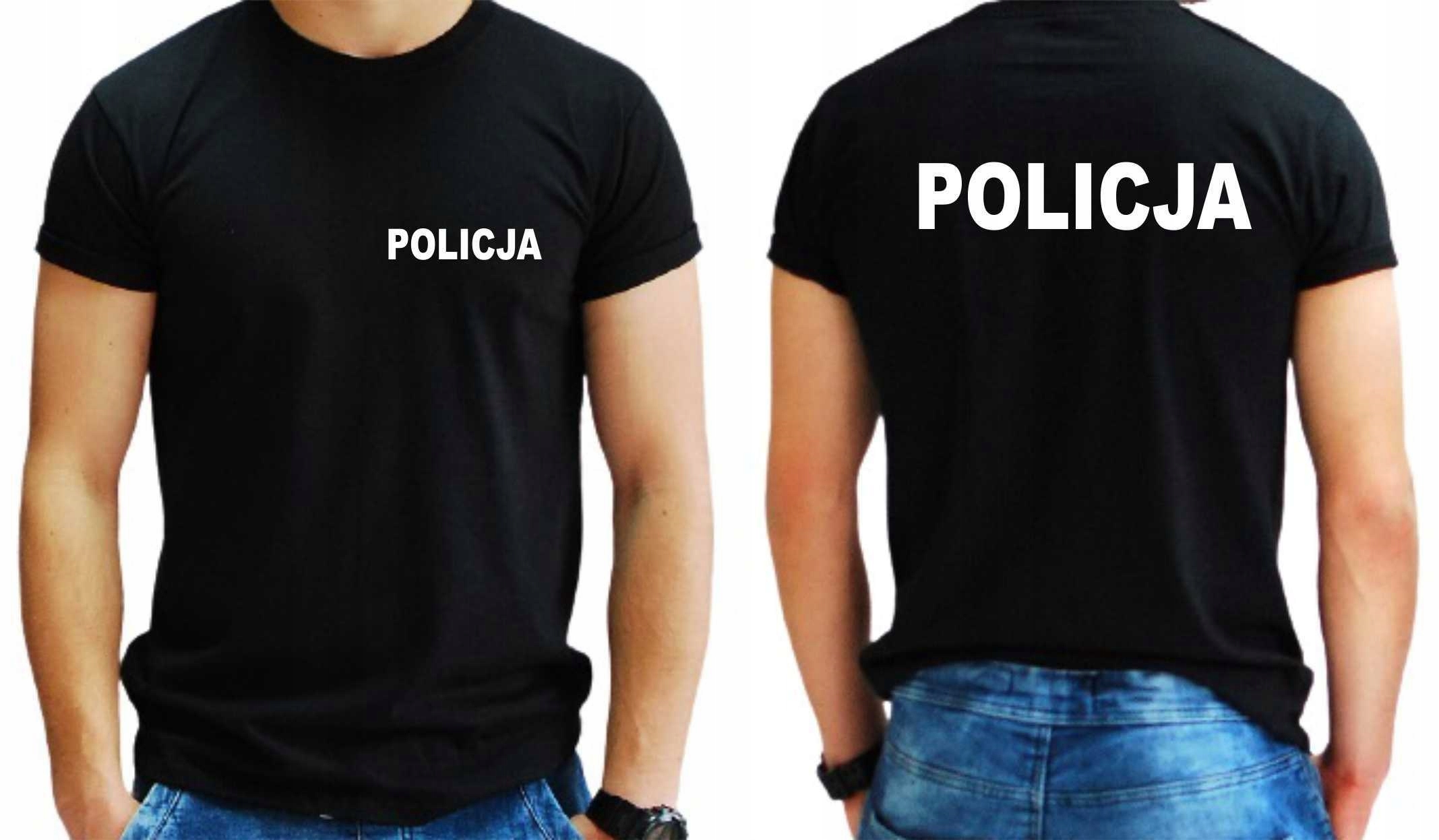 

Koszulka Policja Straż Ochrona Trener Ratownik Xs