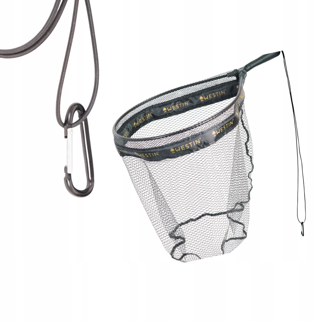 Lekki Pływający Podbierak Westin W3 C&r Floating NET,głęboa i gumowa siatka