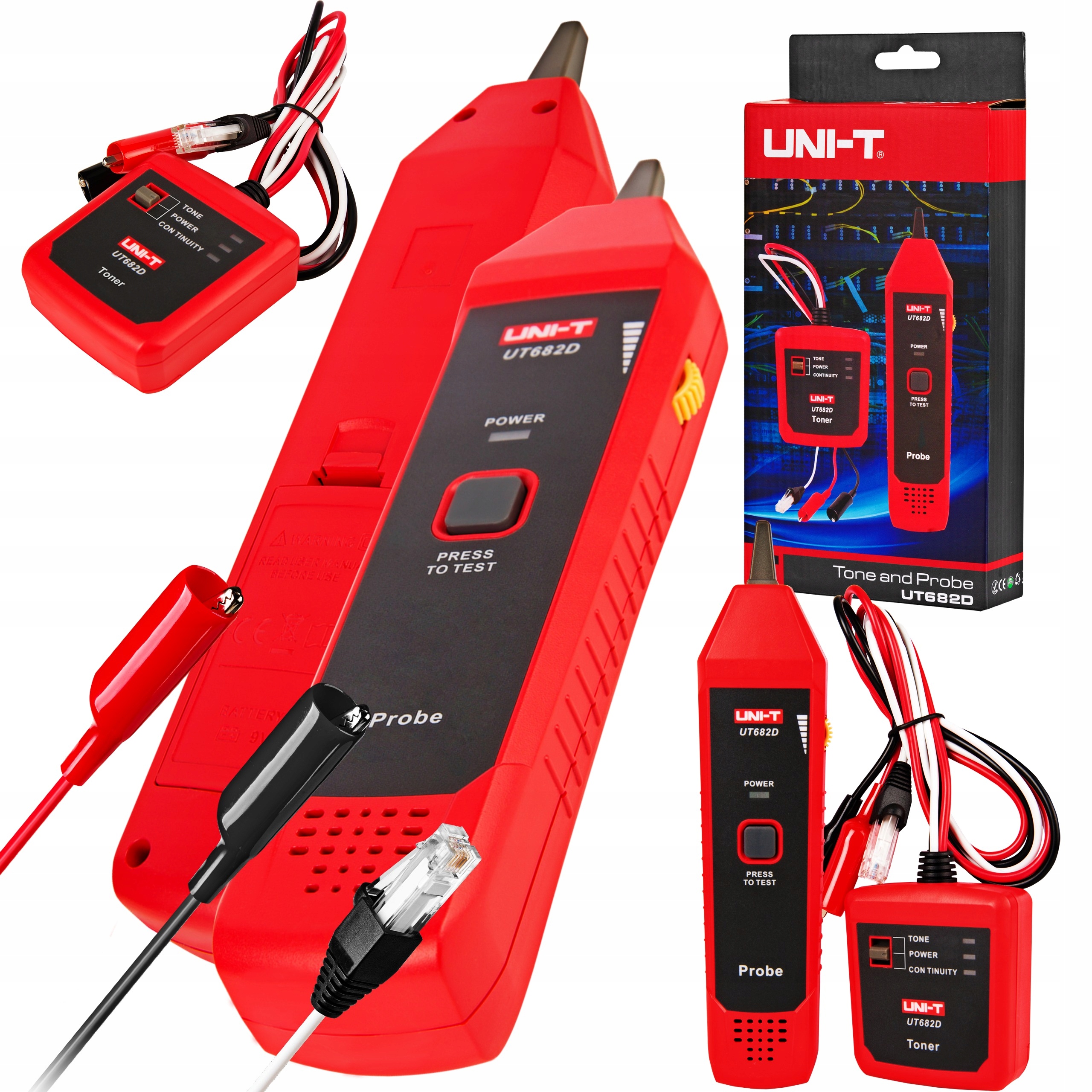 

Szukacz par przewodów Uni-t UT682D Tester Kabli