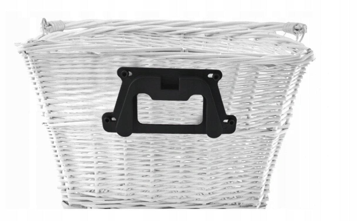 KOSZYK WIKLINOWY NA ROWER KOSZ CLICK KLIK BIAŁY Marka bez marki