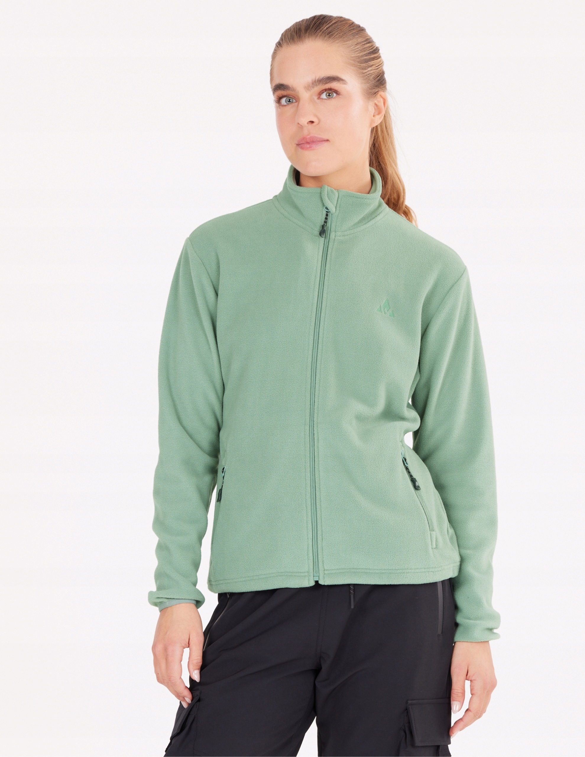 Fleecová Mikina dámský rozepínací teplý Whistler Cocoon 38 Mátový