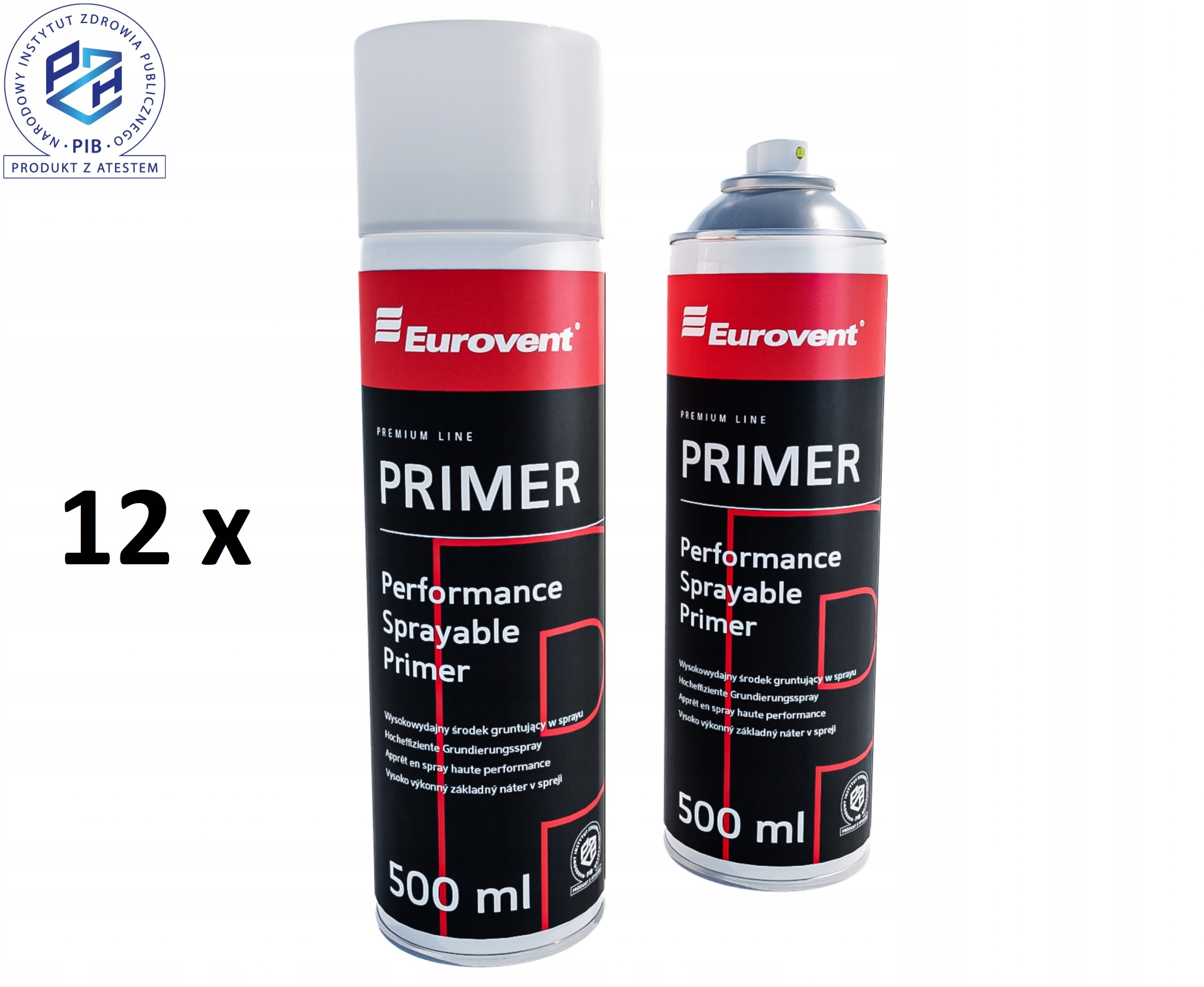 12x Podkladové lepidlo na lepiace pásky Eurovent Primer 500ml
