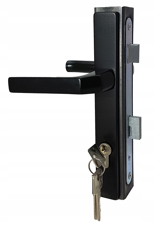 ZAMEK DO FURTKI KLAMKA KASETA PROFIL 40x40 I WKŁADKA PATENTOWA Kod producenta 63.228.KK