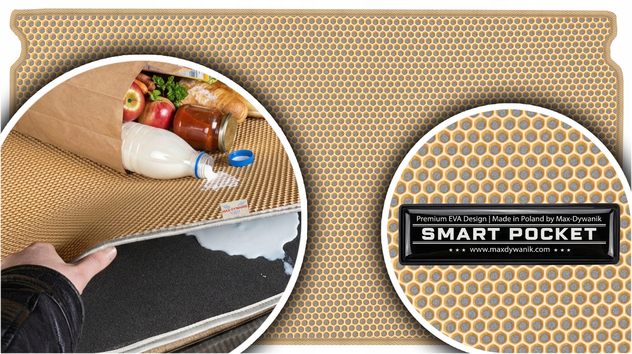 Suzuki Grand Vitara I 5D 1999-2005 Vložka do batožinového priestoru Eva Smart Pocket Bežová