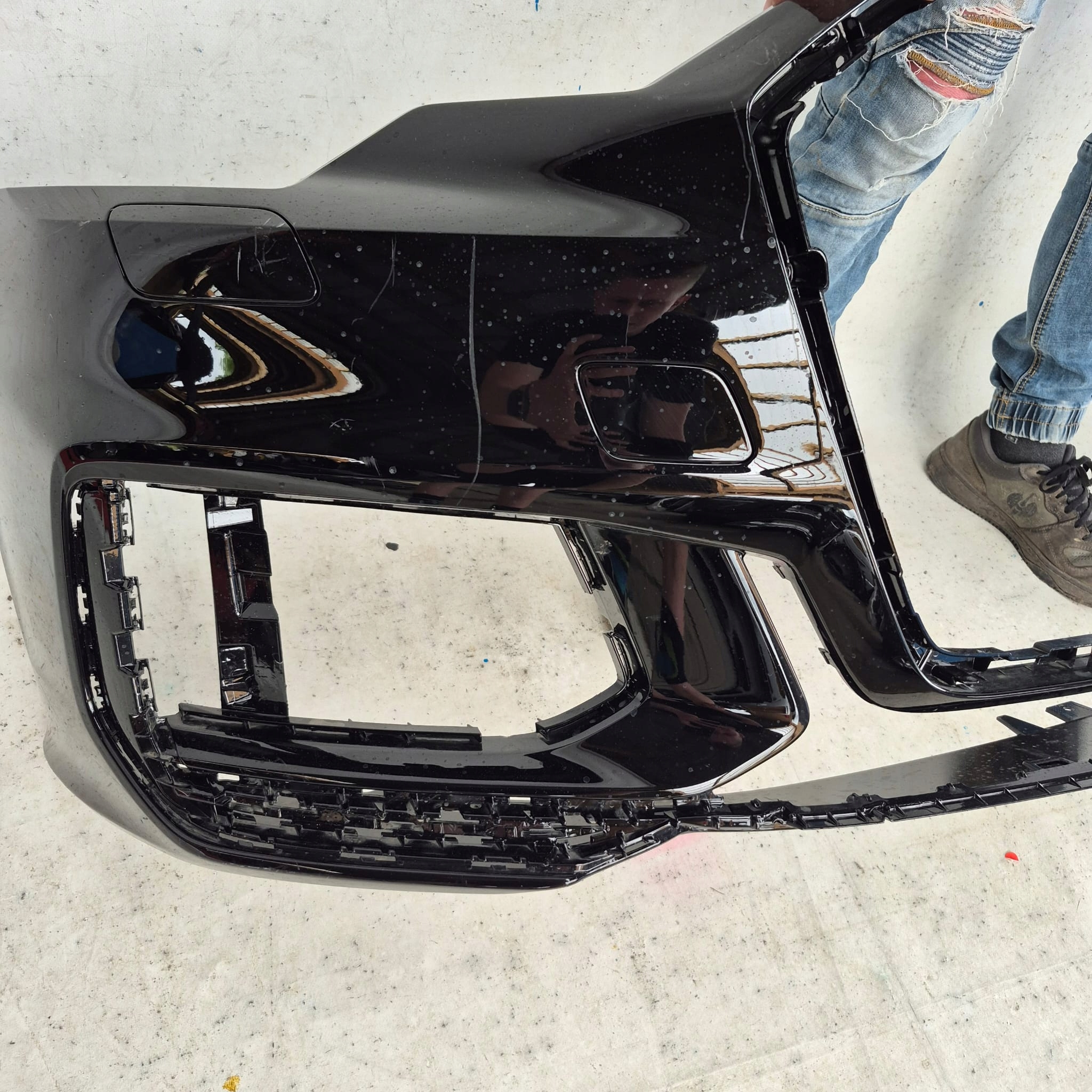 AUDI S6 C8 4K 18-> bumper front front washer PDC