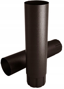 Rura spustowa Flamingo BUDMAT 90mm - 1m brązowa