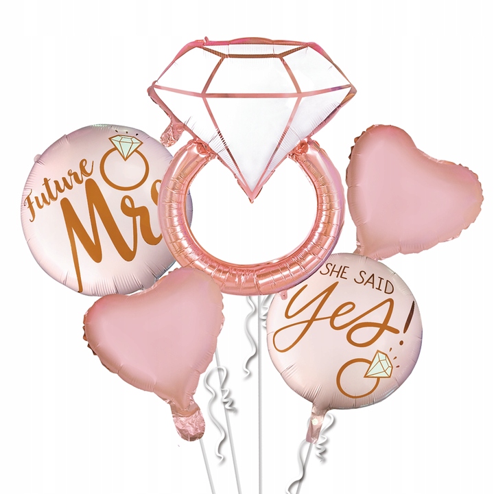 

Balony rosegold Bride To Be wieczór panieński x5