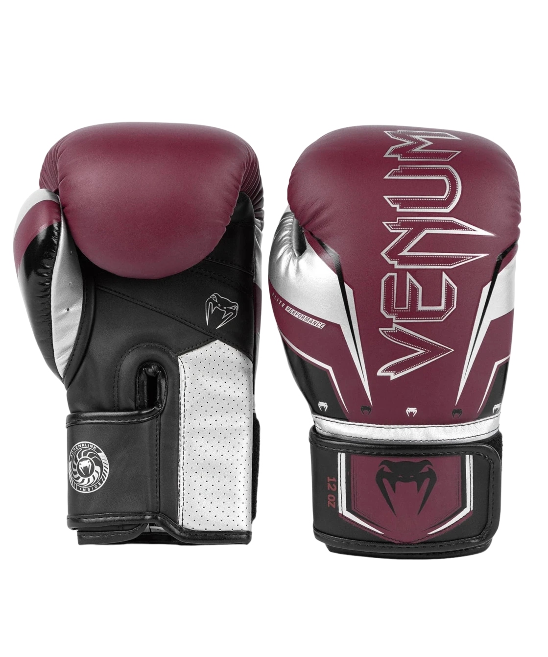 Rękawice Bokserskie Venum Elite Evo 10OZ Bordowy