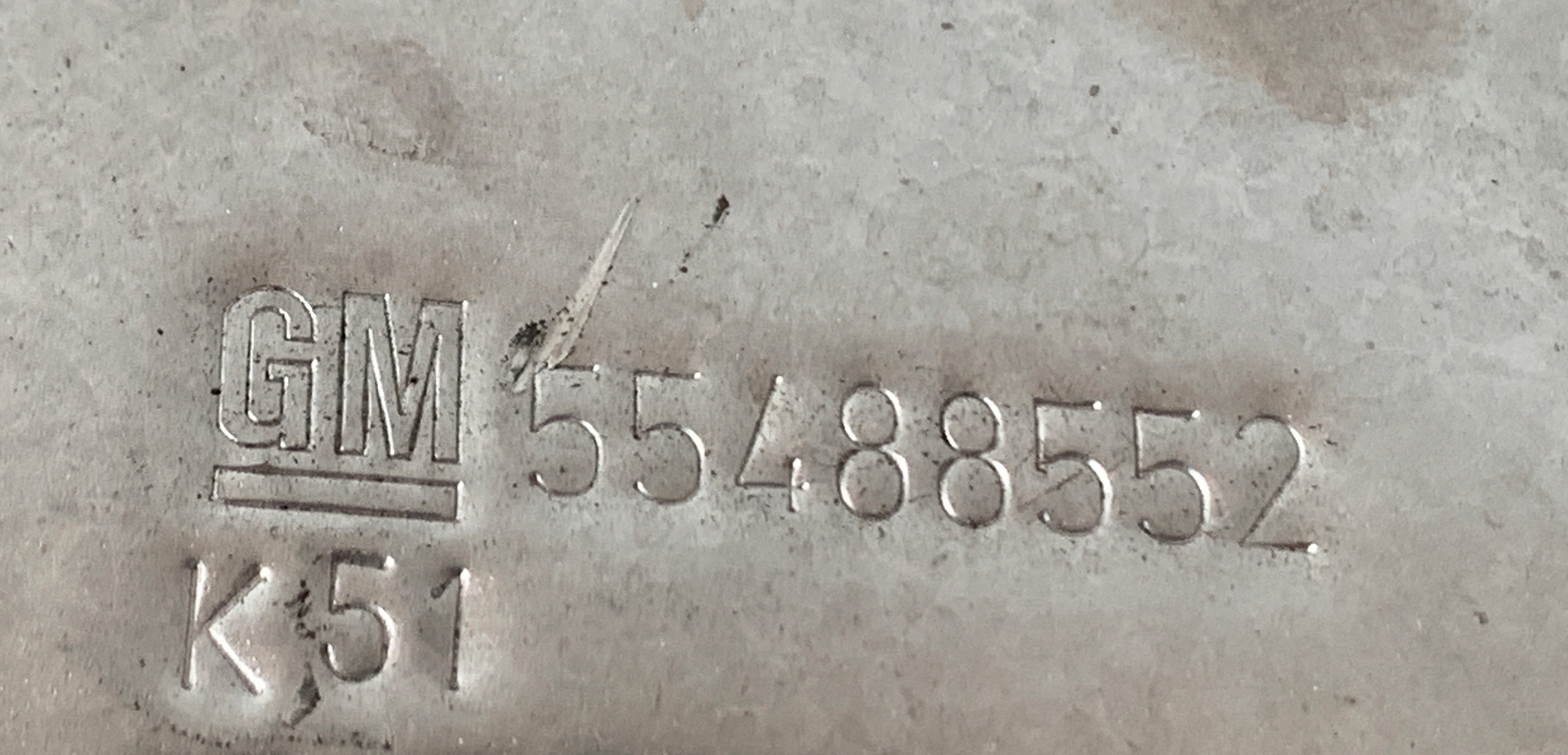 Blende Abdeckung TERMICZNA KATALIZATORA ASTRA K V 55488552