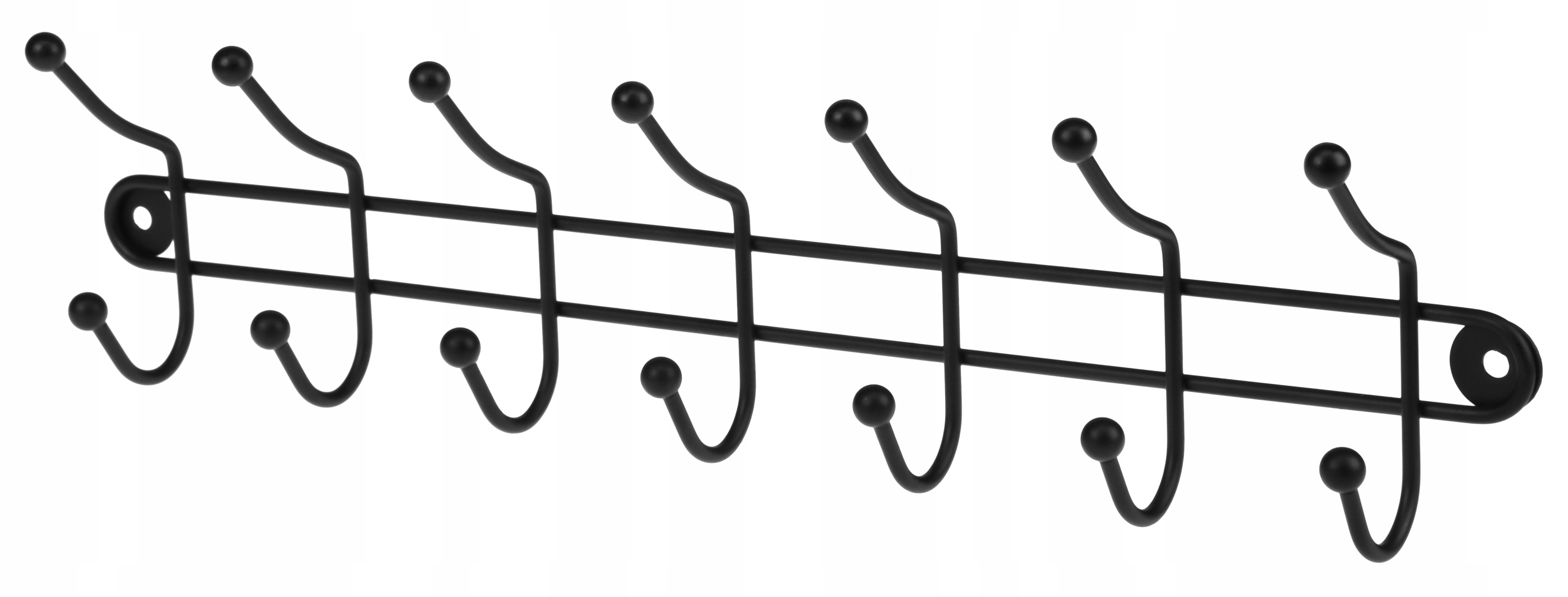

Wieszak Ścienny Black 7-RAMIENNY Matowy