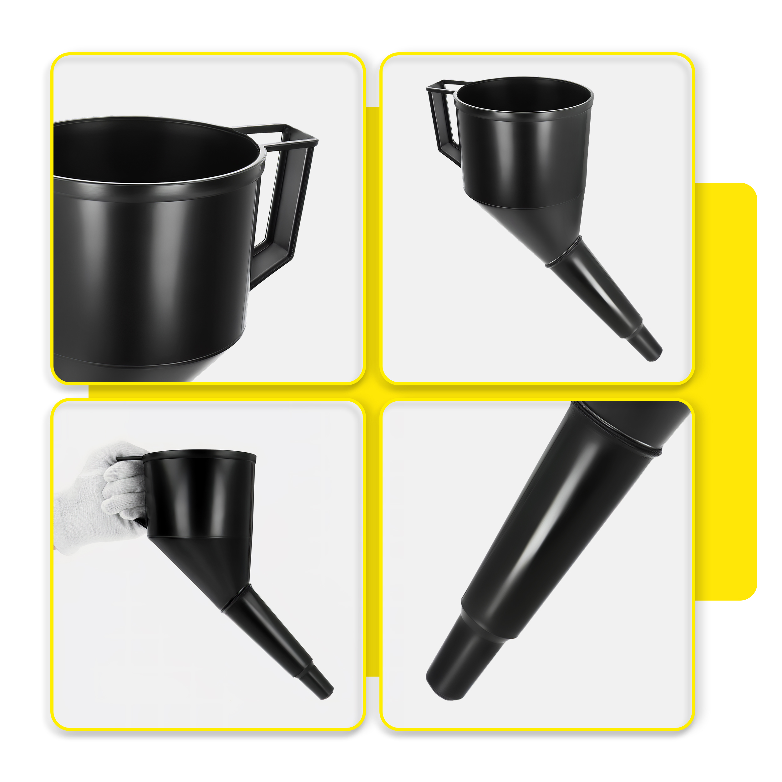 PLASTIKOWY LEJEK ANTYSTATYCZNY Z SITKIEM DO PALIWA OLEJU WODY INNYCH PŁYNÓW Kod producenta KV-2VR9-MU5Q